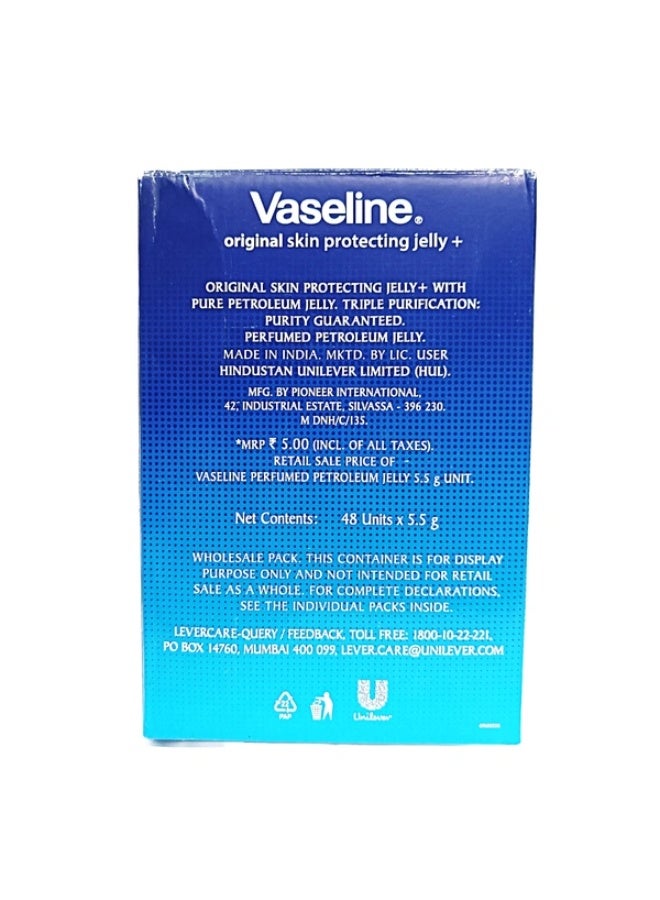 فازلين جيلي فازلين صغير لحماية البشرة 5.5 جم (48 قطعة) - Image 4